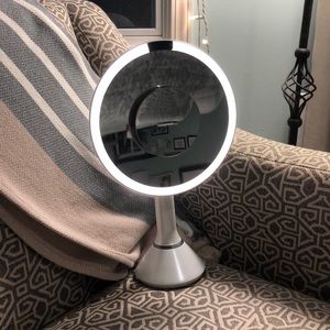 Simple Human Makeup Mirror (Magnifying)